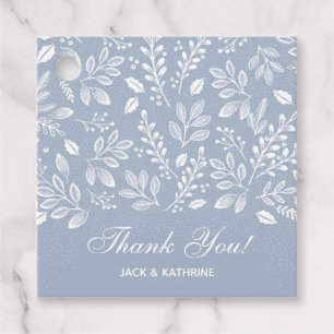 Vita Botanicals Dusty Blue Tack Gåvor Etiketter