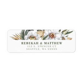 Vita botaniska Returetiketter Returadress Etikett