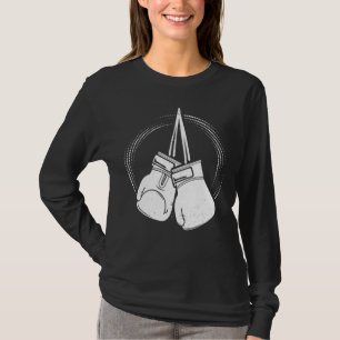 Vita boxningshandskar Boxer T Shirt