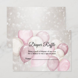 Vita bubblor i Rosan Vita babyfärger Party Tilläggskort