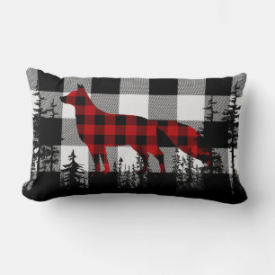 Vita Buffalo Play Woodland Gräs Forest Red Fox Lumbarkudde