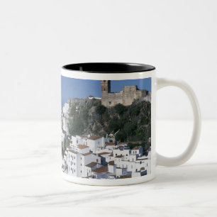 Vita byn Casares, Andalusien, Spanien 2 Två-Tonad Mugg
