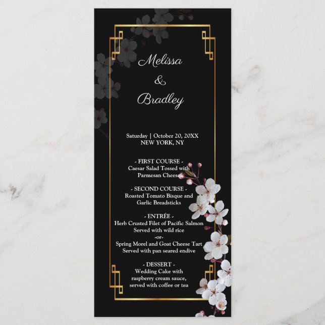 vita Cherry-Blommar &golden Ram Program (Framsida)