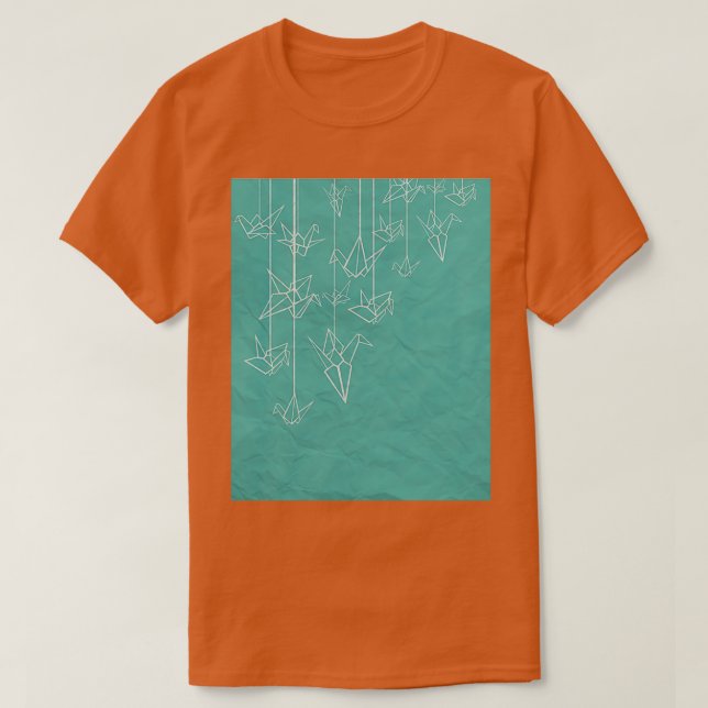 Vita Cranes T Shirt (Design framsida)