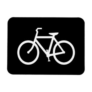 Vita cykelrutt magnet