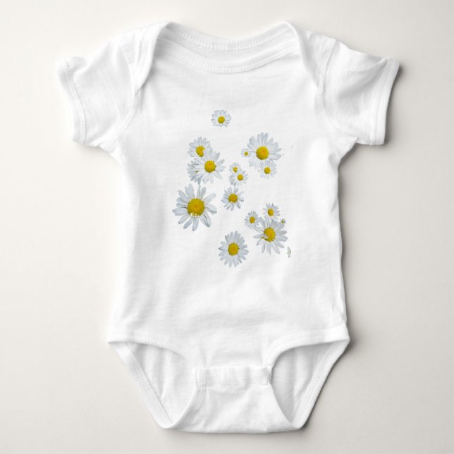 Vita Daisy Baby Bodykostymer T Shirt (Framsida)