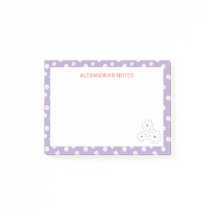 Vita Daisy Blommönster Personlig