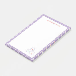 Vita Daisy, Blommönster Post-it Block