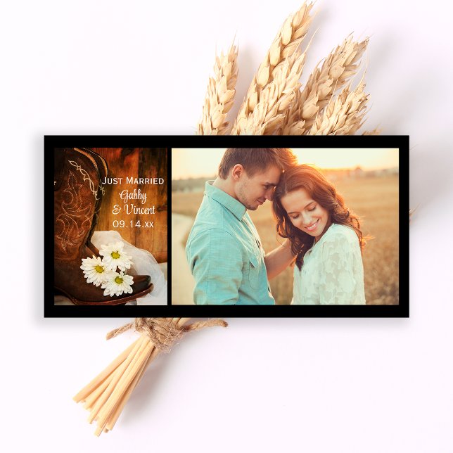 Vita Daisy Cowboy Boots Westernare Ny gifta Meddelande (Skapare uppladdad)