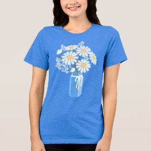 Vita Daisy Mason Burk Bröllop T Shirt
