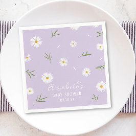 Vita Daisy med enkel Elegant, babyskor Pappersservett