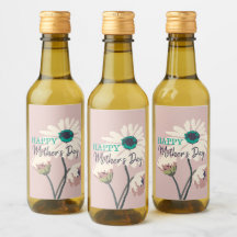 Vita Daisy Modern Blommigt Blooms Mors dag