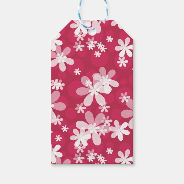 Vita daisy presentetikett (Framsidan)