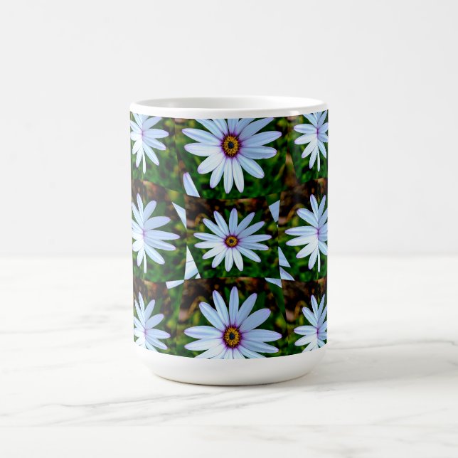 Vita Daisyn Mönster Kaffemugg (Center)