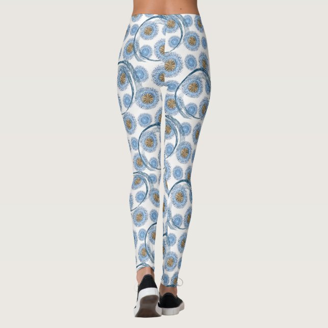 vita dam långa leggings (Baksida)