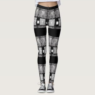 vita damers långa leggings