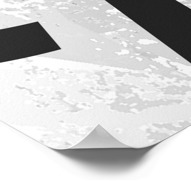 Vita decenniets födelsedag poster (Hörn)