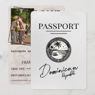 Vita Dominikanska republikens pass Spara datum Datumet