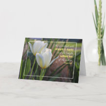 Vita dragspel Proverbs 31:25 Note Card