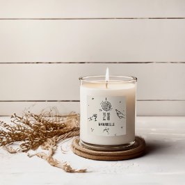 Vita drycker från hand plockade 30års födelsedag p fyrkantigt klistermärke