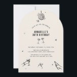 Vita drycker från hand plockade 30års födelsedag p inbjudningar<br><div class="desc">Kräda och svartvita drinkar i hand plockade,  30års födelsedag,  boll,  med cocktail coquette party inbjudan.</div>