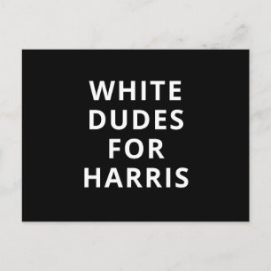 Vita duvor till Harris lustiga minimalistiska text Vykort