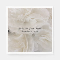 Vita Eleganta Pappersblommor