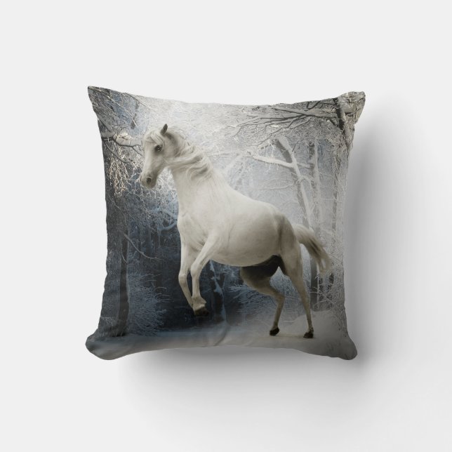 Vita Fantasy Horse Kudde (Framsida)