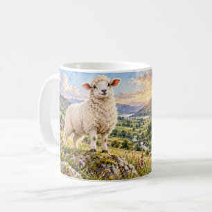 Vita Får Baa-lieve i Sig Själv Kaffemugg