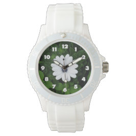 Vita färgrutor armbandsur