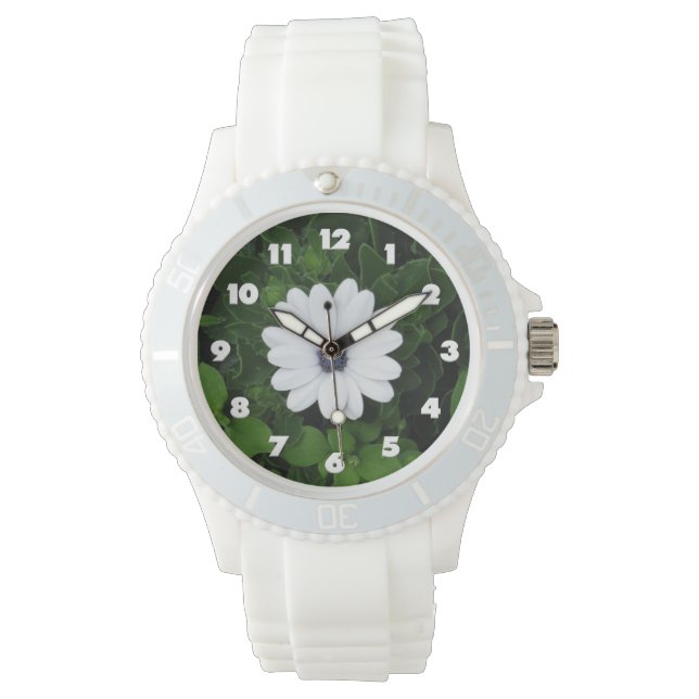 Vita färgrutor armbandsur (Framsida)