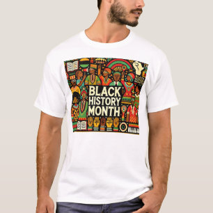 Vita färgstarka bilder av afrikansk kultur t shirt