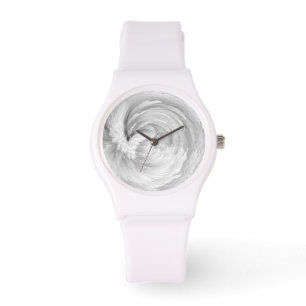 Vita fjädrar Angel Vinge Abstrakt Victorian Armbandsur