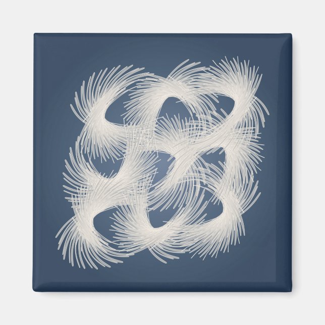 Vita fjädrar magnet (Framsidan)