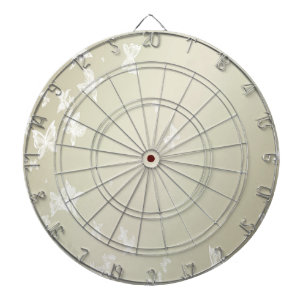 Vita fjärilar darttavla
