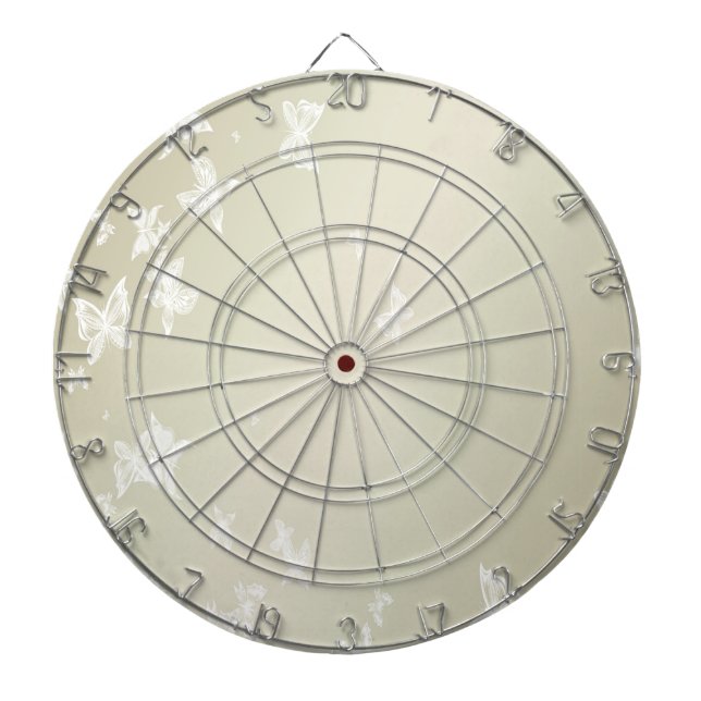 Vita fjärilar darttavla (Framsidan)