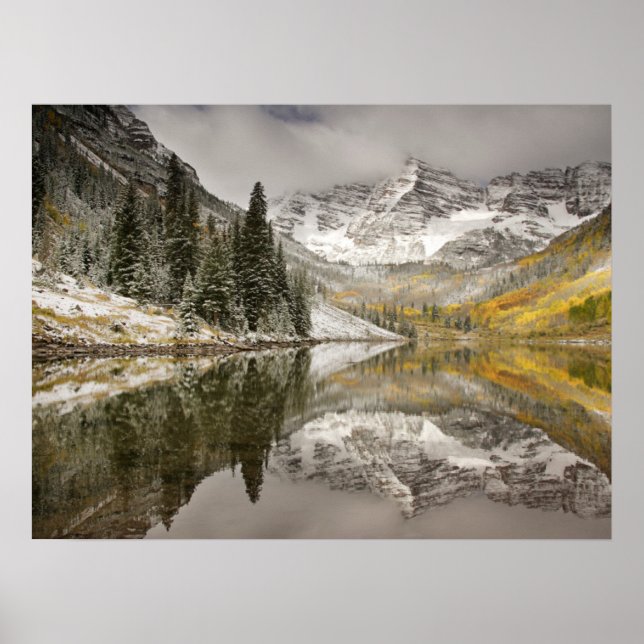 Vita floden National Forest Colorado Poster (Framsidan)