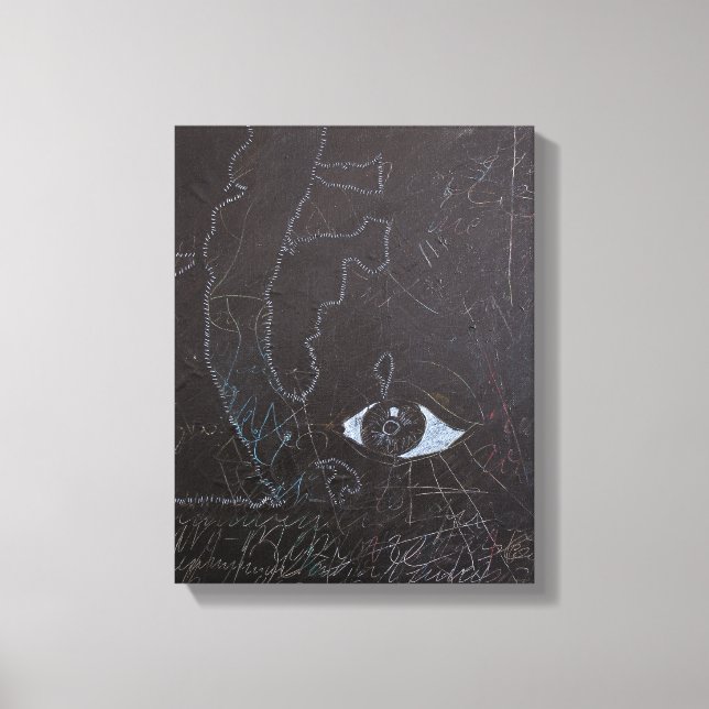Vita föreställningar och svarta tavlor 2 Canvas (Framsida)