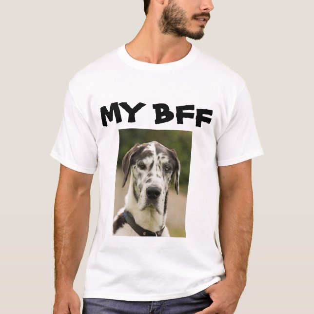 Vita foto för Mina BFF-Hundälskare T Shirt (Framsida)