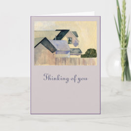 Vita gardiner i fönstret Tankar på ditt kort