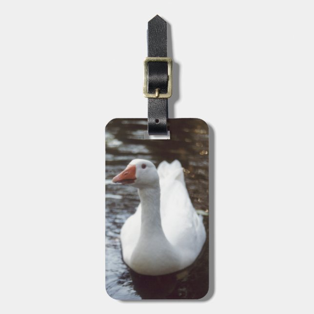 Vita gäss bagagebricka (Vertikal Framsida)