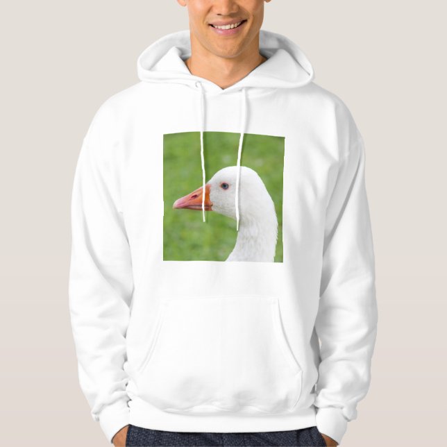Vita gäss sweatshirt (Framsida)