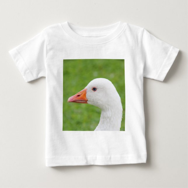 Vita gäss t-shirt (Framsida)