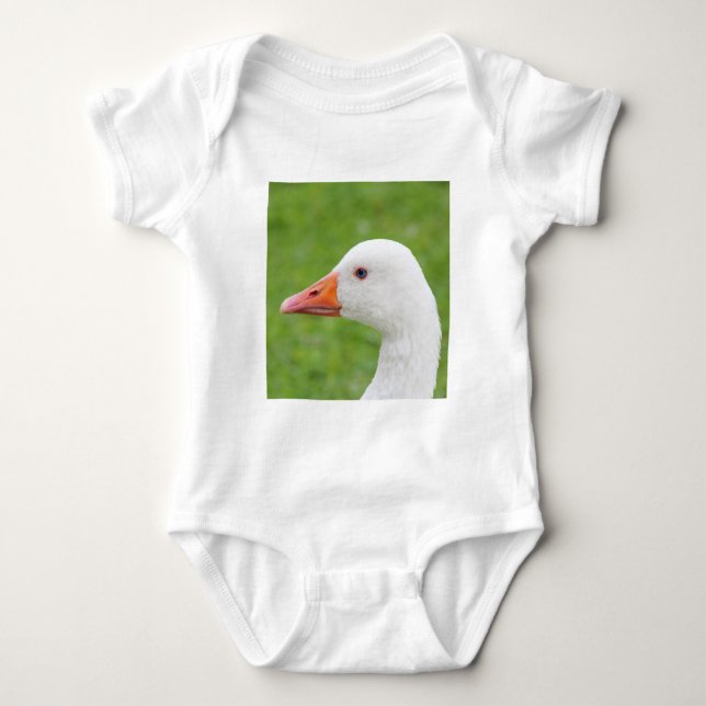 Vita gäss t-shirt (Framsida)