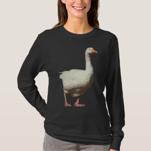 Vita gäss t-shirt