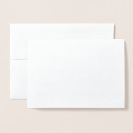Vita Gavels inuti Blank Foil Cards Folierat Kort