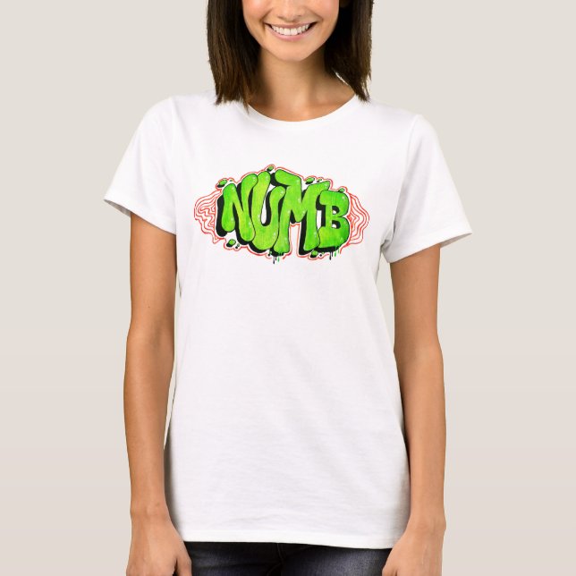 Vita Graffiti T-shirt (Framsida)