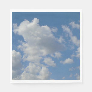 Vita/Grått moln och Blå himmel Napkin Pappersservett