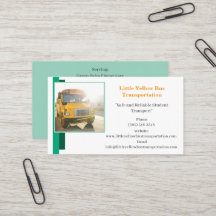 Vita Grönt Buss Driver Gult School Buss