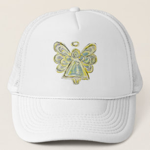 Vita Guardian Angel Anpassningsbar Art Cap eller H Keps